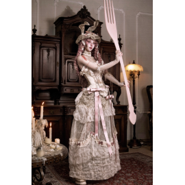 Cupid's Poetry Box Long Skirt by Blood Supply (BSY161LSK)